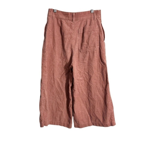 Uniqlo Corduroy High Rise Wide Leg Crop Pants - Picture 2 of 5